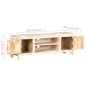 vidaXL TV-Schrank 120x30x40 cm Raues Akazienholz vidaXL TV-Schrank 120x30x40 cm Raues Akazienholz