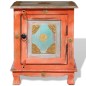 vidaXL Nachttisch Massivholz Mango Orange vidaXL Nachttisch Massivholz Mango Orange