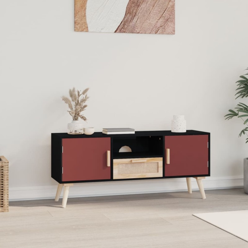vidaXL TV-Schrank mit Türen 105x30x45 cm Holzwerkstoff vidaXL TV-Schrank mit Türen 105x30x45 cm Holzwerkstoff