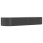 vidaXL Hochbeet Anthrazit 367x140x68 cm Pulverbeschichteter Stahl vidaXL Hochbeet Anthrazit 367x140x68 cm Pulverbeschichteter Stahl