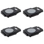 vidaXL Transportroller mit 8 Rollen 4 Stk. Schwarz Polypropylen 150 kg vidaXL Transportroller mit 8 Rollen 4 Stk. Schwarz Polypropylen 150 kg