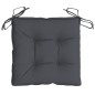 vidaXL Stuhlkissen 4 Stk. Anthrazit 50x50x7 cm Oxford-Gewebe