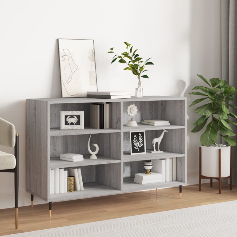 vidaXL Sideboard Grau Sonoma 103,5x35x70 cm Holzwerkstoff vidaXL Sideboard Grau Sonoma 103,5x35x70 cm Holzwerkstoff