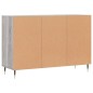 vidaXL Sideboard Grau Sonoma 103,5x35x70 cm Holzwerkstoff vidaXL Sideboard Grau Sonoma 103,5x35x70 cm Holzwerkstoff