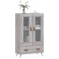 vidaXL Highboard Grau Sonoma 69,5x31x115 cm Holzwerkstoff vidaXL Highboard Grau Sonoma 69,5x31x115 cm Holzwerkstoff