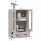 vidaXL Highboard Grau Sonoma 69,5x31x115 cm Holzwerkstoff vidaXL Highboard Grau Sonoma 69,5x31x115 cm Holzwerkstoff