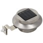 Solar-Außenleuchten 12 Stk. LED Rund 12 cm Weiß Solar-Außenleuchten 12 Stk. LED Rund 12 cm Weiß