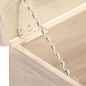 vidaXL Aufbewahrungstruhe Weiß 110 x 40 x 45 cm Massivholz Akazie vidaXL Aufbewahrungstruhe Weiß 110 x 40 x 45 cm Massivholz Akazie