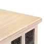 vidaXL Aufbewahrungstruhe Weiß 110 x 40 x 45 cm Massivholz Akazie vidaXL Aufbewahrungstruhe Weiß 110 x 40 x 45 cm Massivholz Akazie