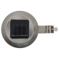 Solar-Außenleuchten 12 Stk. LED Rund 12 cm Weiß Solar-Außenleuchten 12 Stk. LED Rund 12 cm Weiß