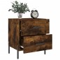 vidaXL Nachttisch Räuchereiche 40x35x47,5 cm Holzwerkstoff vidaXL Nachttisch Räuchereiche 40x35x47,5 cm Holzwerkstoff