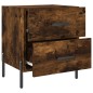 vidaXL Nachttisch Räuchereiche 40x35x47,5 cm Holzwerkstoff vidaXL Nachttisch Räuchereiche 40x35x47,5 cm Holzwerkstoff