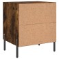 vidaXL Nachttisch Räuchereiche 40x35x47,5 cm Holzwerkstoff vidaXL Nachttisch Räuchereiche 40x35x47,5 cm Holzwerkstoff