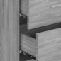 vidaXL Wand-Nachttische 2 Stk. Grau Sonoma vidaXL Wand-Nachttische 2 Stk. Grau Sonoma