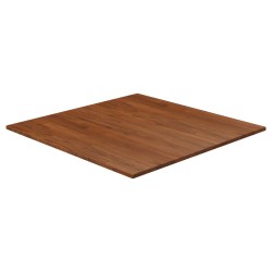 vidaXL Tischplatte Quadratisch Dunkelbraun 80x80x1,5cm Eiche Behandelt