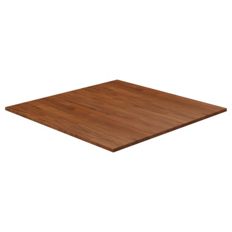 vidaXL Tischplatte Quadratisch Dunkelbraun 80x80x1,5cm Eiche Behandelt