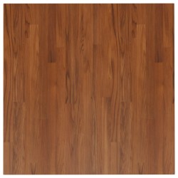 vidaXL Tischplatte Quadratisch Dunkelbraun 80x80x1,5cm Eiche Behandelt