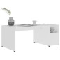 vidaXL Couchtisch Weiß 90x45x35 cm Holzwerkstoff vidaXL Couchtisch Weiß 90x45x35 cm Holzwerkstoff