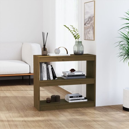 vidaXL Bücherschrank/Raumteiler Honigbraun 80x30x71,5 cm Kiefernholz