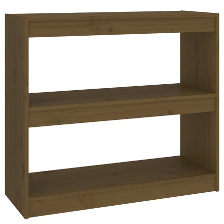 vidaXL Bücherschrank/Raumteiler Honigbraun 80x30x71,5 cm Kiefernholz