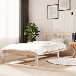 vidaXL Massivholzbett 90x190 cm