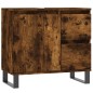 vidaXL Badschrank Räuchereiche 65x33x60 cm Holzwerkstoff vidaXL Badschrank Räuchereiche 65x33x60 cm Holzwerkstoff