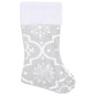 vidaXL Luxus-Weihnachtsbaumdecke mit Socke Weiß 90 cm Stoff vidaXL Luxus-Weihnachtsbaumdecke mit Socke Weiß 90 cm Stoff