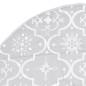 vidaXL Luxus-Weihnachtsbaumdecke mit Socke Weiß 90 cm Stoff vidaXL Luxus-Weihnachtsbaumdecke mit Socke Weiß 90 cm Stoff
