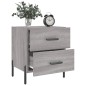 vidaXL Nachttisch Grau Sonoma 40x35x47,5 cm Holzwerkstoff vidaXL Nachttisch Grau Sonoma 40x35x47,5 cm Holzwerkstoff