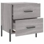 vidaXL Nachttisch Grau Sonoma 40x35x47,5 cm Holzwerkstoff vidaXL Nachttisch Grau Sonoma 40x35x47,5 cm Holzwerkstoff