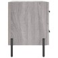 vidaXL Nachttisch Grau Sonoma 40x35x47,5 cm Holzwerkstoff vidaXL Nachttisch Grau Sonoma 40x35x47,5 cm Holzwerkstoff