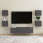 vidaXL TV-Wandschrank Grau 30,5x30x30 cm vidaXL TV-Wandschrank Grau 30,5x30x30 cm