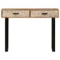 vidaXL Konsolentisch 100x30x75 cm Massivholz Mango