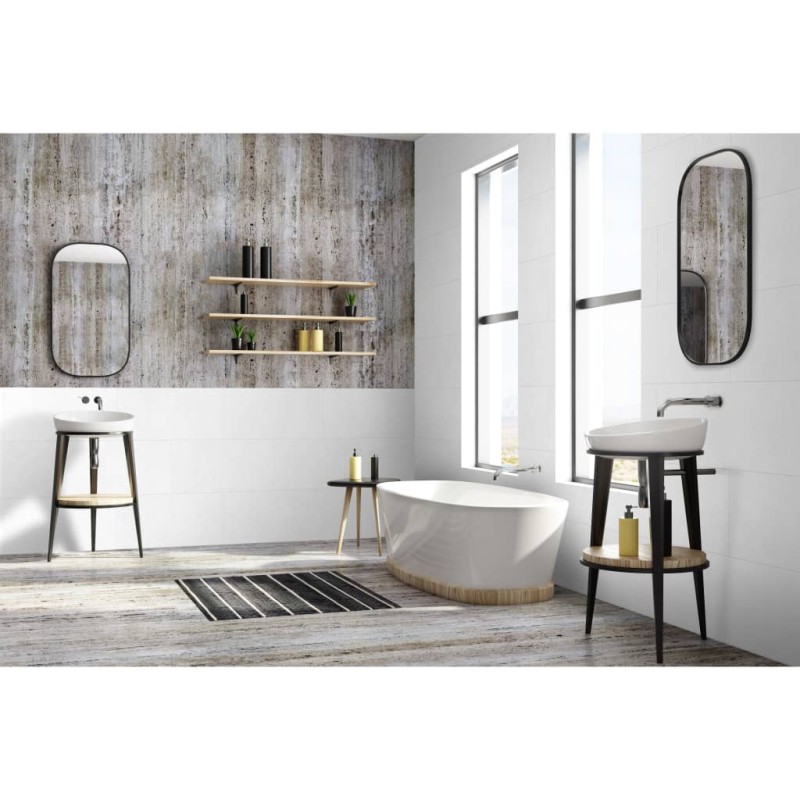 Grosfillex Wandfliesen Gx Wall+ 11 Stk. Stein 30x60 cm Weiß Grosfillex Wandfliesen Gx Wall+ 11 Stk. Stein 30x60 cm Weiß