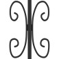 vidaXL Zauntor mit Speerspitzen Schwarz 305x198 cm Stahl vidaXL Zauntor mit Speerspitzen Schwarz 305x198 cm Stahl