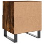 vidaXL Nachttisch Räuchereiche 40x35x47,5 cm Holzwerkstoff vidaXL Nachttisch Räuchereiche 40x35x47,5 cm Holzwerkstoff