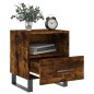 vidaXL Nachttisch Räuchereiche 40x35x47,5 cm Holzwerkstoff vidaXL Nachttisch Räuchereiche 40x35x47,5 cm Holzwerkstoff