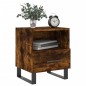 vidaXL Nachttisch Räuchereiche 40x35x47,5 cm Holzwerkstoff vidaXL Nachttisch Räuchereiche 40x35x47,5 cm Holzwerkstoff