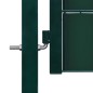 vidaXL Zauntor PVC und Stahl 100x204 cm Grün vidaXL Zauntor PVC und Stahl 100x204 cm Grün