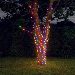vidaXL Solar-Lichterkette 2 Stk. 2x200 LED Mehrfarbig Innen Außen