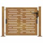 vidaXL Gartentor 105x105 cm Cortenstahl Quadratisches Design vidaXL Gartentor 105x105 cm Cortenstahl Quadratisches Design