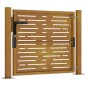 vidaXL Gartentor 105x105 cm Cortenstahl Quadratisches Design vidaXL Gartentor 105x105 cm Cortenstahl Quadratisches Design