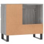 vidaXL Badschrank Grau Sonoma 65x33x60 cm Holzwerkstoff vidaXL Badschrank Grau Sonoma 65x33x60 cm Holzwerkstoff