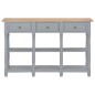 vidaXL Konsolentisch Grau 120x30x76 cm MDF vidaXL Konsolentisch Grau 120x30x76 cm MDF