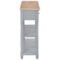 vidaXL Konsolentisch Grau 120x30x76 cm MDF vidaXL Konsolentisch Grau 120x30x76 cm MDF