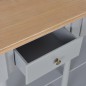 vidaXL Konsolentisch Grau 120x30x76 cm MDF vidaXL Konsolentisch Grau 120x30x76 cm MDF