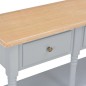 vidaXL Konsolentisch Grau 120x30x76 cm MDF vidaXL Konsolentisch Grau 120x30x76 cm MDF