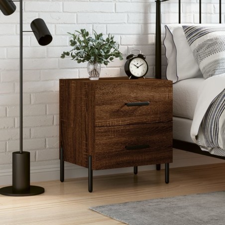 vidaXL Nachttisch Braune Eiche 40x35x47,5 cm Holzwerkstoff