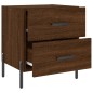 vidaXL Nachttisch Braune Eiche 40x35x47,5 cm Holzwerkstoff vidaXL Nachttisch Braune Eiche 40x35x47,5 cm Holzwerkstoff