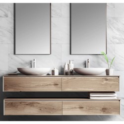 Grosfillex Wandfliesen Gx Wall+ 11 Stk. Marmor 30x60 cm 